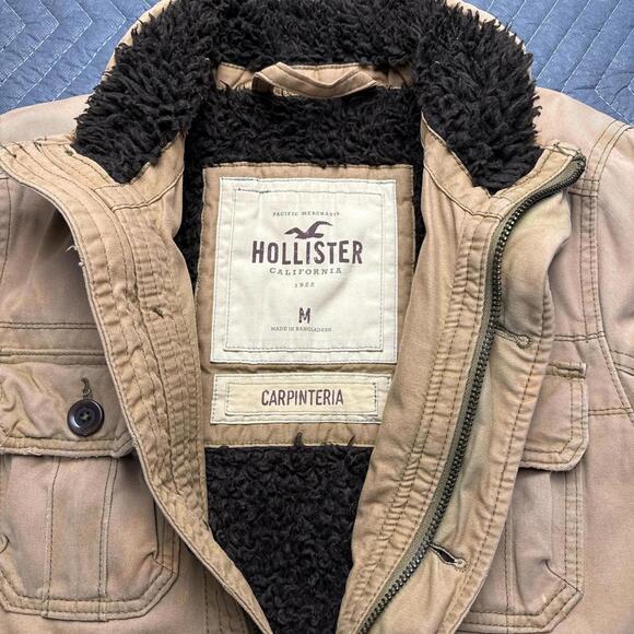 Y2K Hollister lined jacket mens medium - Picture 6 of 6